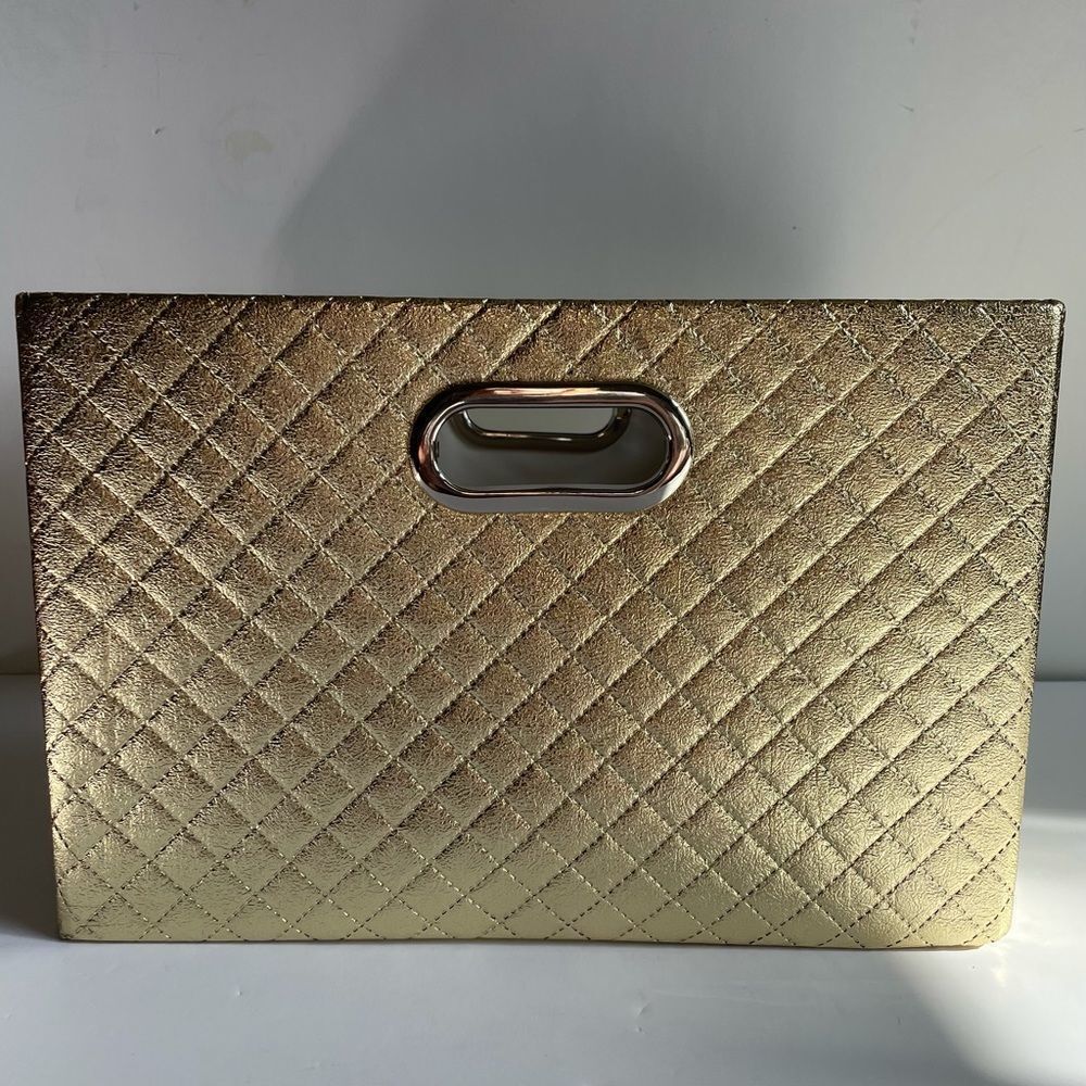 Estée Lauder Gold Storage Container Bin Handles